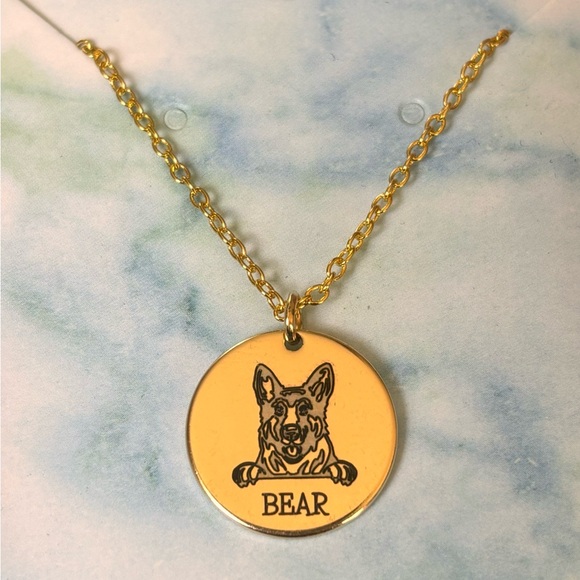 Adorable Customizable Pet “Peeking Dog” Necklace - Picture 2 of 9